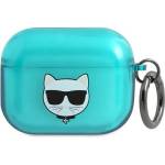 Karl Lagerfeld Калъф Karl Lagerfeld KLAPUCHFL Choupette, за Apple AirPods Pro, син (KF000628)