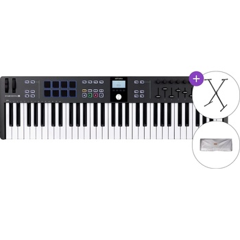 Arturia KeyLab Essential 61 mk3 SET Миди клавиатура Black (KEYLAB-ESSENTIAL-61BK-MK3-SET)