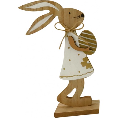 Zajíc dřevo 21,5cm natural