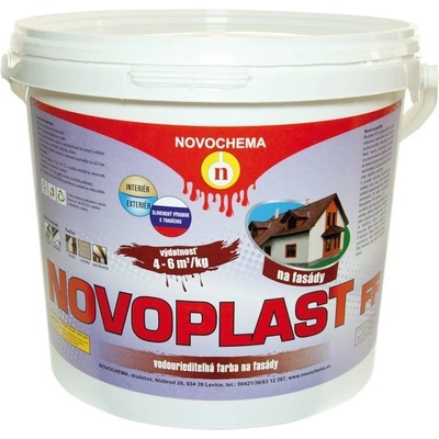 NOVOCHEMA Novoplast FF 12kg - vodouriediteľná farba na fasády biela