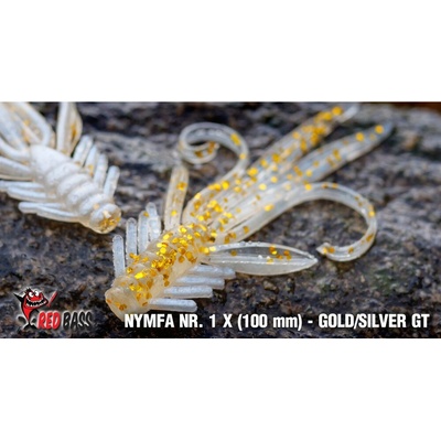 Nymfa REDBASS Nr. 1 X - 100 mm - 1 ks - Gold/Silver GT