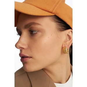 BERRIES обици дамски от позлатено сребро Bott Earrings (KE098FG)