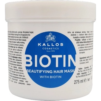 Kallos KJMN Biotin Beautifying Hair Mask 275 ml