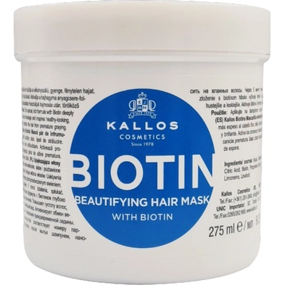 Kallos KJMN Biotin Beautifying Hair Mask 275 ml