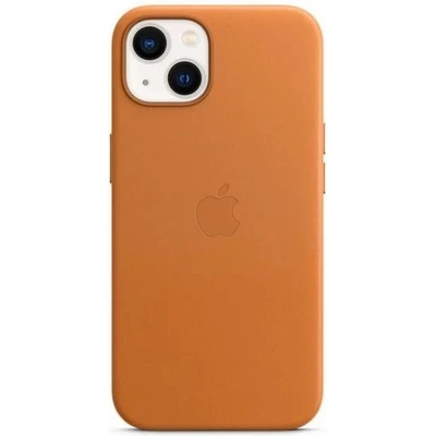 Apple iPhone 13 Kožený kryt s MagSafe zlatohnedý MM103ZM/A