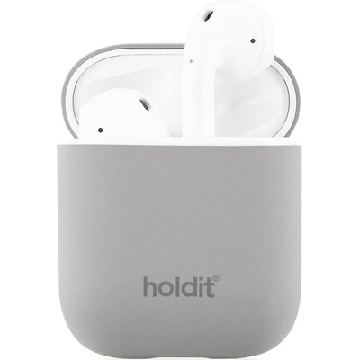 Holdit Kaлъф Holdit Silicone Case за AirPods 1/2 - Сив