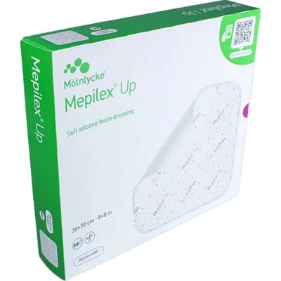 Mepilex Up obväz penový silikónový 20 x 20 cm 5 ks