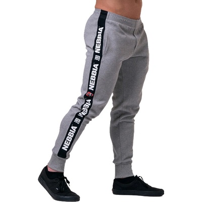 Pánske nohavice Nebbia Golden Era sweatpants 196 light grey XXL