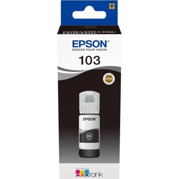 Epson C13T00S14A / 103 оригинално мастило, черен (E103BK)