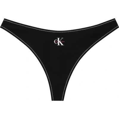 Calvin Klein Бикини Calvin Klein Women's Thong Bikini Bottoms - Black