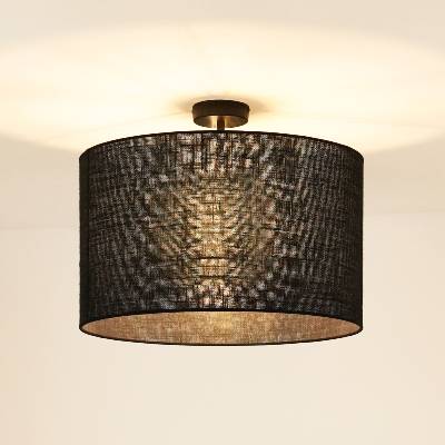 Brilagi - Плафон TUBES ROLLER 1xE27/15W/230V, Ø 50 см, черен (BG1258)