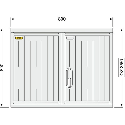 SFOS 800x600x245mm OZ-3/60
