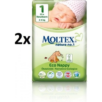MOLTEX Newborn 2-4 kg 46 ks
