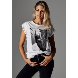 MERCHCODE Дамска бяла тениска Merchcode Rita OraMODEL150 SALE - , размер XL