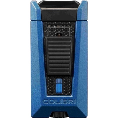 COLIBRI Zigarren-Feuerzeug Stealth II blau/schwarz Laser