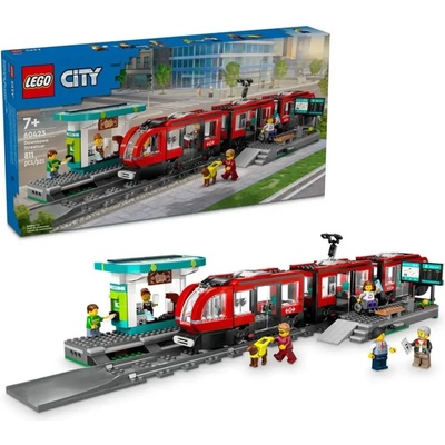 LEGO® city 60423 Трамвай и гара в центъра (60423)