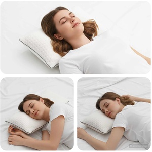 vidaXL Възглавница Shread за спане Бяло 60 x 40 x 14, 5 см Мемори пяна (42020221)