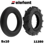Elefant tools К-т външна и вътрешна гума 5x10, Elefant, за мотофреза / мотоблок (UNI-01013097)