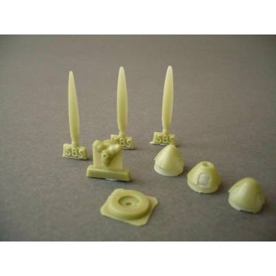 Tamiya S.B.S. Model Bf-109E Propeller set for kit 1:48