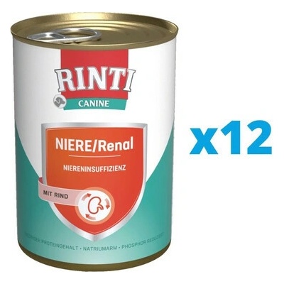 Rinti Canine Niere/Renal beef 12 x 800 g
