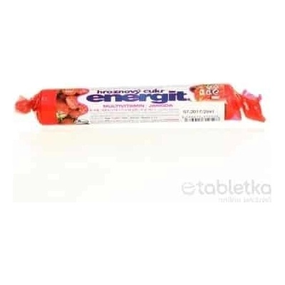 VITAR s.r.o. Energit hroznový cukor MULTIVITAMÍN 17 jahodových pastiliek