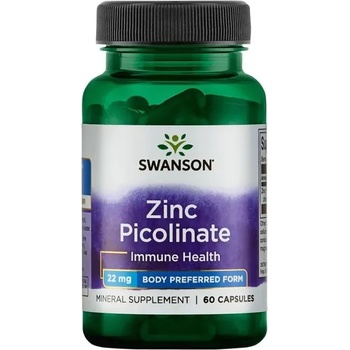 Swanson Zinc Picolinate, 22 mg, 60 капсули, Swanson (SW1113)