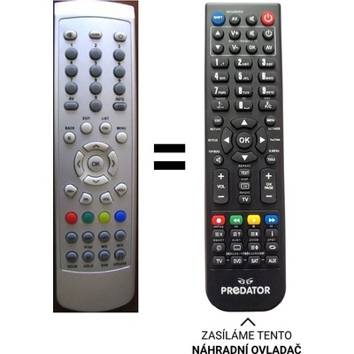 Dálkový ovladač Predátor Sencor STV 2112DVBT STV2112DVBT – Hledejceny.cz