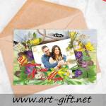 Art Gift Картичка с ваша снимка картички за 8 март