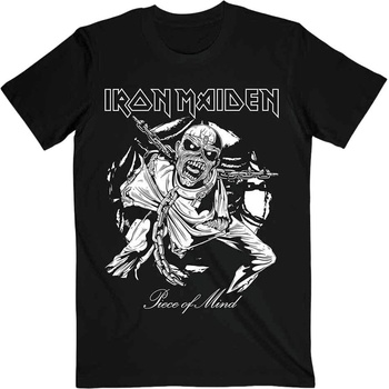 Iron Maiden Риза Piece of Mind Mono Eddie Unisex Black L (IMTEE165MB03)