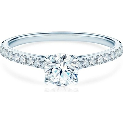 Savicki Zásnubný prsteň Share Your Love biele zlato laboratórne diamanty SYL P3 LAB B