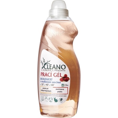 Cleano ekologický prací gel s mýdlovými ořechy 1,5 l