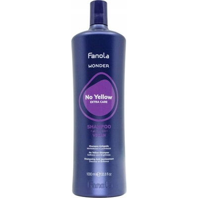 Fanola Wonder No Yellow Extra Care Vegan šampon 1000 ml