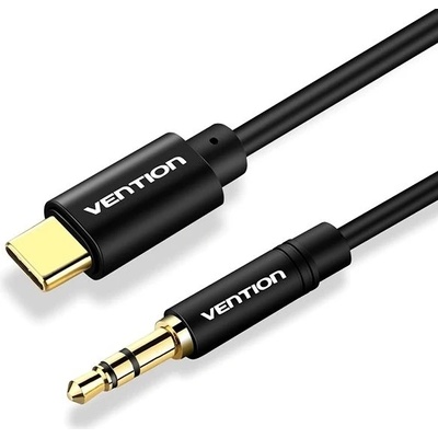 Vention BGABG Type-C (USB-C) to 3.5mm Male Spring Audio, 1,5m, černý