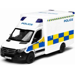 Kinsmart Метален микробус Kinsmart Police Edition - Mercedes-Benz Sprinter, 1: 48, бял (52149)