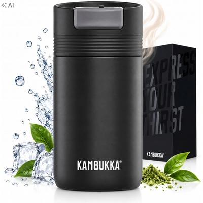 Kambukka Cabo termohrnek 300 ml Černá