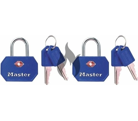 Master Lock 4681EURTBLR modrý 2 ks