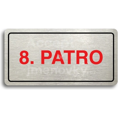 ACCEPT Piktogram 8. PATRO - stříbrná tabulka - barevný tisk