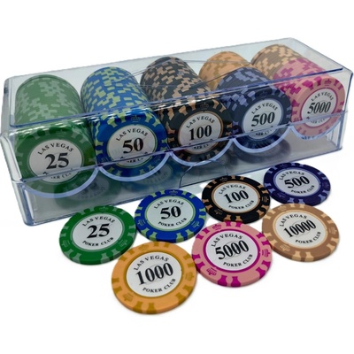 Las Vegas Sada 100 pokerových žetónov Pokerclub