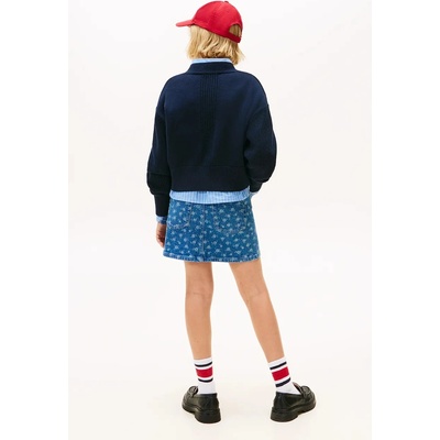Детски памучен пуловер Tommy Hilfiger (KG0KG08921.128.176.PPY2)