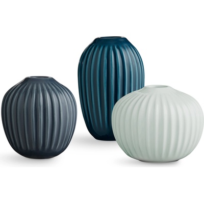 Kähler Вази Hammershøi малки зелени 3 бр (692398)