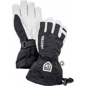 Hestra Детски ръкавици Hestra Kid's Army Leather Heli Ski 5 Finger Gloves - Black - размер 6 (EU) (202-1167-0114)