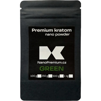 Nano Premium.cz Zelený Kratom premium Nano prášek 500 g