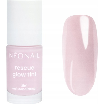 NEONAIL Regenerační lak na nehty RESCUE GLOW TINT 3v1 TŘPYTIVÝ FIALOVÝ 7,2 ml
