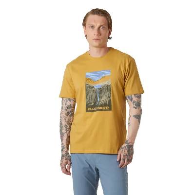 Тениска Helly hansen Massif Graphic short sleeve T-shirt - Yellow (Sand)