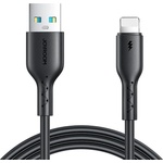 JOYROOM Кабел Flash-Charge USB-A към Lightning Joyroom SA26-AL3 3A 1m (черен) (SA26-AL3)