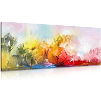 Obraz abstraktní příroda - 100x50