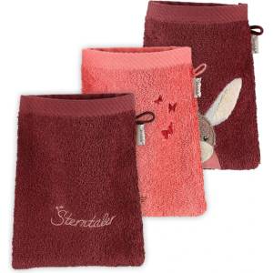 Sterntaler Детска плажна кърпа Sterntaler Kid's Waschlappen 3-Pack Beach towel - Mattrot / Emmily - размер One Size (581-0396-0111)