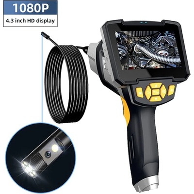 W-Star WSNF112D-5 -Endoskopická kamera, 1080P HD 4,3" LCD, duální sonda 8mm, 5m, polotvrdý