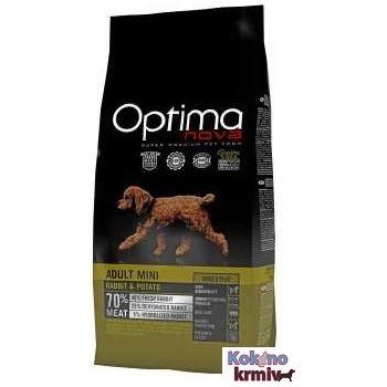 Optima Nova Dog Adult MINI Digestive Grain Free Rabbit 8 kg