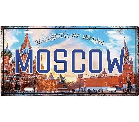 Ceduľa značka Moscow